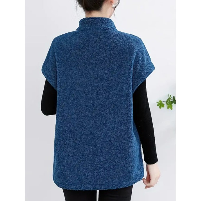 Blue teddy coat