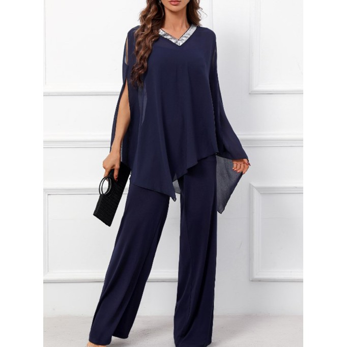 Elegant premium chiffon jumpsuit for women