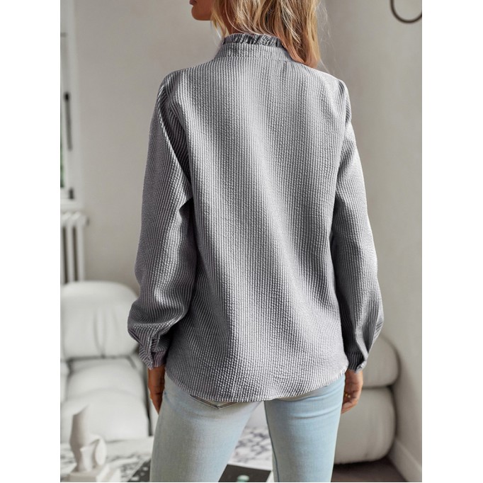 Long-sleeved elegant commuter top