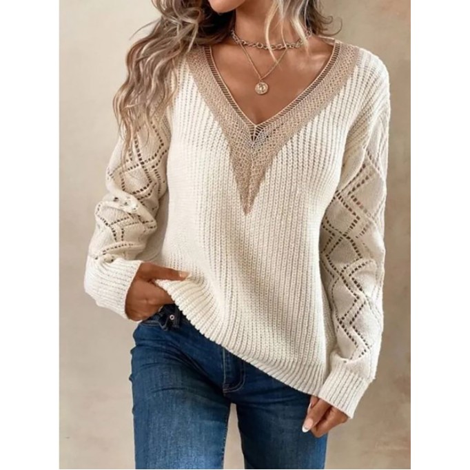 Loose casual pullover women's knitwear