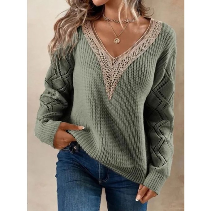 Loose casual pullover women's knitwear