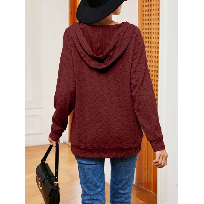 New style tie-neck long-sleeved top