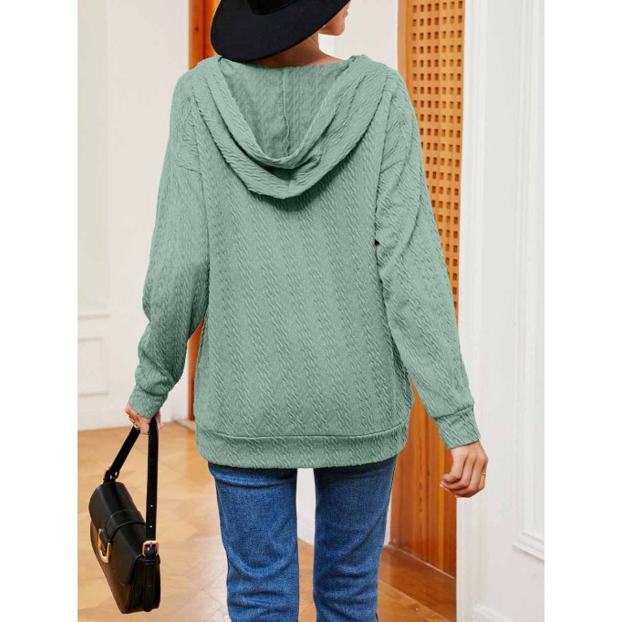 New style tie-neck long-sleeved top