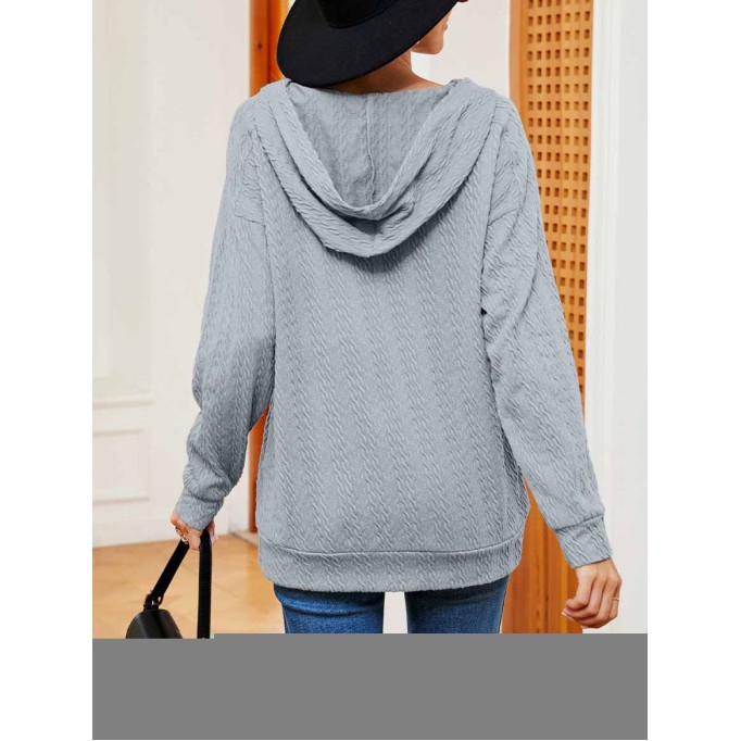 New style tie-neck long-sleeved top