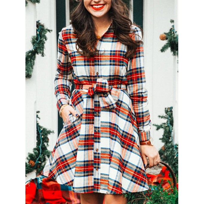 Santa Baby Flannel Dress