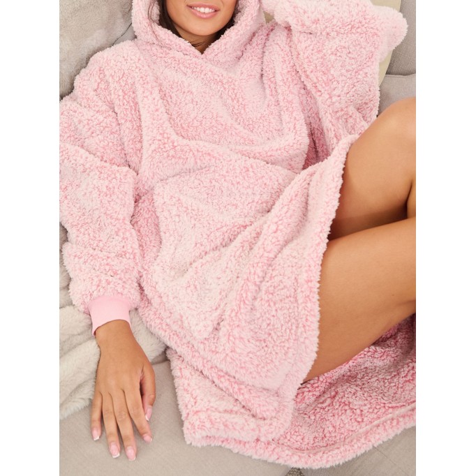 Soft Fleece Snuggle Hoodie lazy-day