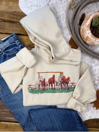 The Ranch Printed Hoodie