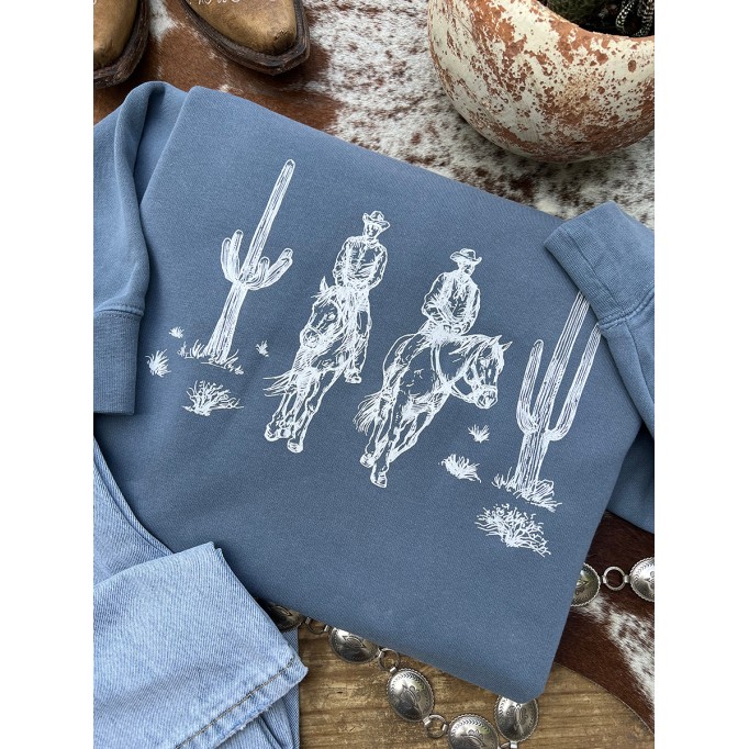 Wandering Cowboys Crewneck Sweatshirt