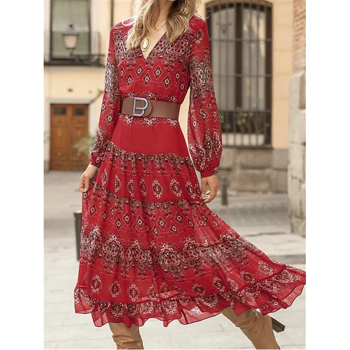 Women's casual ethnic style dress