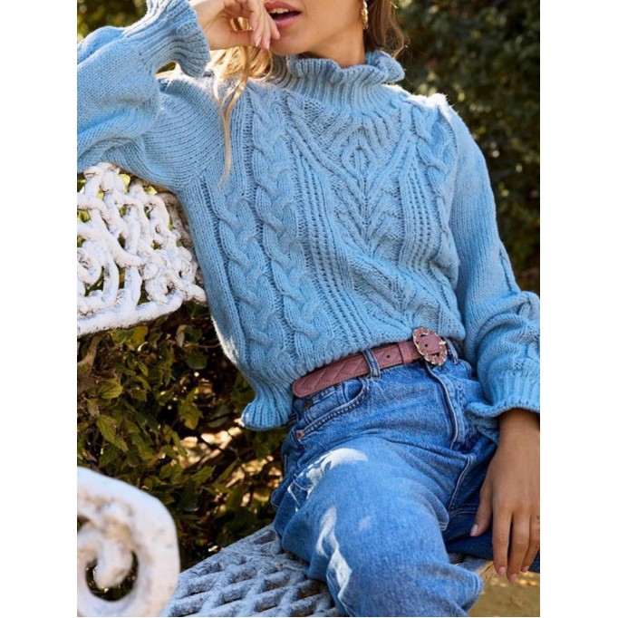 Women's Casual Knitted Sweater Top