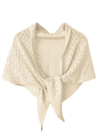 Women's hollow woven scarf