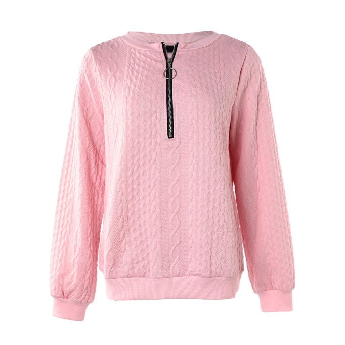 Women's Knit Textured Sweatshirt