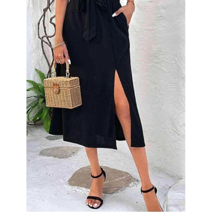 Women's Off Shoulder Waist Dress