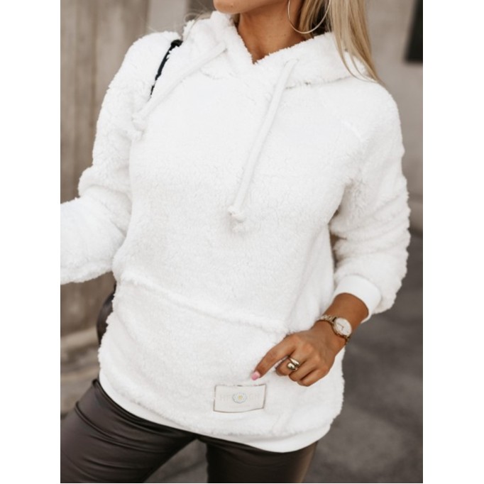 Women's Plush Hooded Sweatshirt