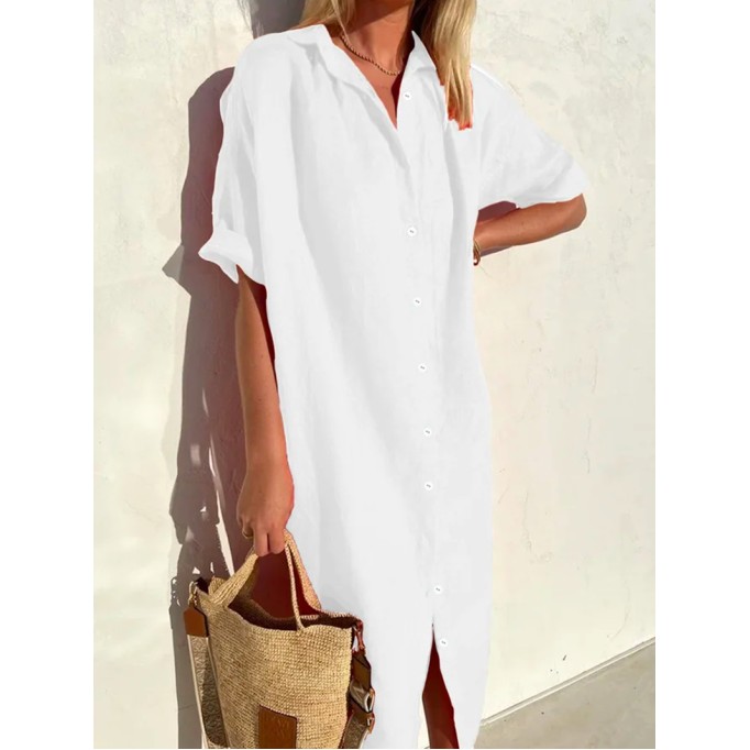 Women's pure cotton casual shirt and dress