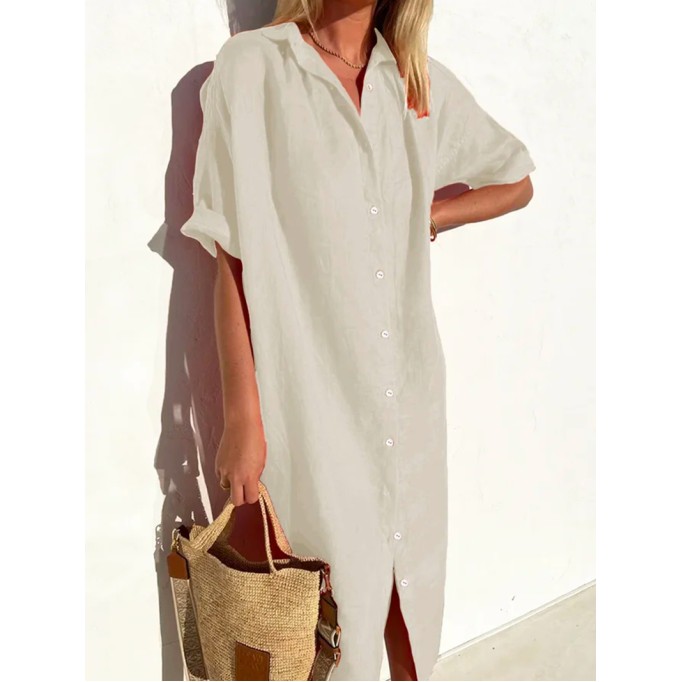 Women's pure cotton casual shirt and dress