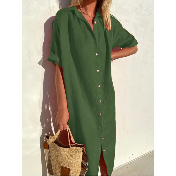 Women's pure cotton casual shirt and dress