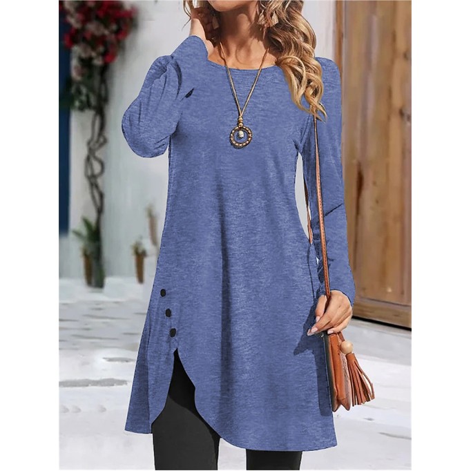 Women's Solid Color Casual Dress