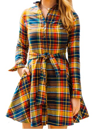 Woodstock Country Store Flannel Dress